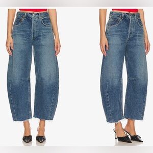 Citizens Of Humanity Horseshoe Wide Leg Barrel Jeans First Class Sz 25